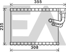 EACLIMA 43B02009 - Evaporatore, Climatizzatore autozon.pro