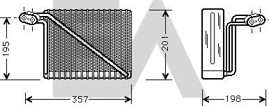 EACLIMA 43B02005 - Evaporatore, Climatizzatore autozon.pro
