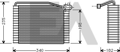 EACLIMA 43B02006 - Evaporatore, Climatizzatore autozon.pro