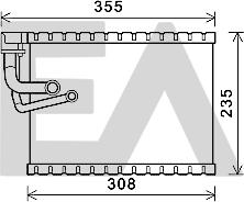 EACLIMA 43B02010 - Evaporatore, Climatizzatore autozon.pro