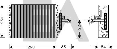 EACLIMA 43B10002 - Evaporatore, Climatizzatore autozon.pro