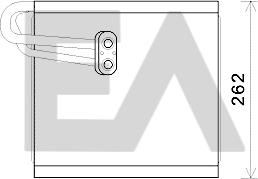 EACLIMA 43B28008 - Evaporatore, Climatizzatore autozon.pro