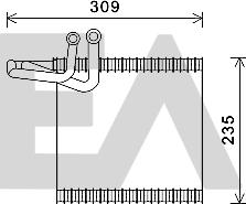 EACLIMA 43B22023 - Evaporatore, Climatizzatore autozon.pro