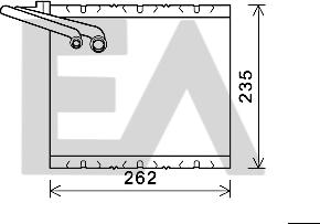 EACLIMA 43B78009 - Evaporatore, Climatizzatore autozon.pro