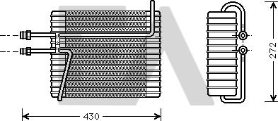 EACLIMA 43B78002 - Evaporatore, Climatizzatore autozon.pro