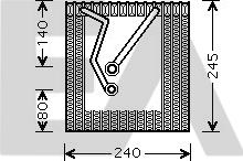 EACLIMA 43B77004 - Evaporatore, Climatizzatore autozon.pro