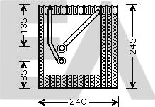 EACLIMA 43B77005 - Evaporatore, Climatizzatore autozon.pro
