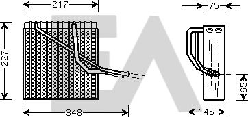 EACLIMA 43B77002 - Evaporatore, Climatizzatore autozon.pro