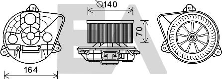 EACLIMA 42A54008 - Elettromotore, Ventilatore abitacolo autozon.pro