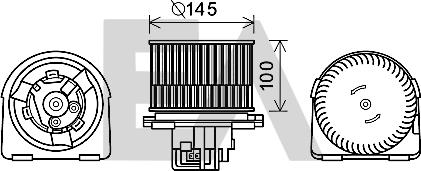 EACLIMA 42A54007 - Elettromotore, Ventilatore abitacolo autozon.pro