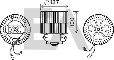 EACLIMA 42A54016 - Elettromotore, Ventilatore abitacolo autozon.pro