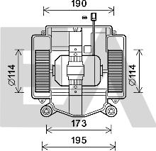 EACLIMA 42A50039 - Elettromotore, Ventilatore abitacolo autozon.pro