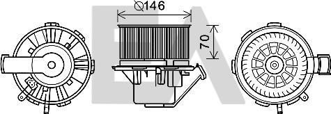 EACLIMA 42A50031 - Elettromotore, Ventilatore abitacolo autozon.pro