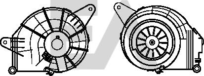 EACLIMA 42A50025 - Elettromotore, Ventilatore abitacolo autozon.pro