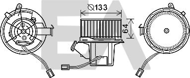 EACLIMA 42A50023 - Elettromotore, Ventilatore abitacolo autozon.pro