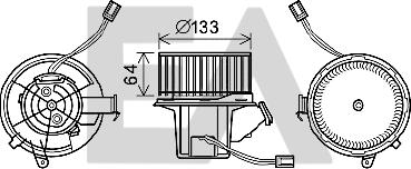 EACLIMA 42A50022 - Elettromotore, Ventilatore abitacolo autozon.pro