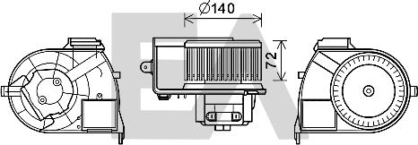 EACLIMA 42A60030 - Elettromotore, Ventilatore abitacolo autozon.pro