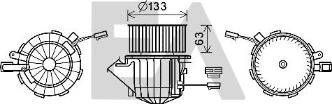 EACLIMA 42A02010 - Elettromotore, Ventilatore abitacolo autozon.pro