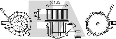 EACLIMA 42A02011 - Elettromotore, Ventilatore abitacolo autozon.pro