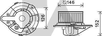 EACLIMA 42A02012 - Elettromotore, Ventilatore abitacolo autozon.pro