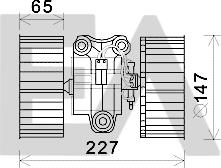 EACLIMA 42A07005 - Elettromotore, Ventilatore abitacolo autozon.pro