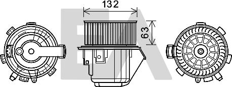 EACLIMA 42A10010 - Elettromotore, Ventilatore abitacolo autozon.pro