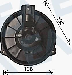 EACLIMA 42A26001 - Elettromotore, Ventilatore abitacolo autozon.pro