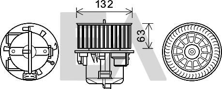 EACLIMA 42A78005 - Elettromotore, Ventilatore abitacolo autozon.pro