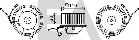 EACLIMA 42A77006 - Elettromotore, Ventilatore abitacolo autozon.pro