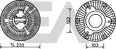 EACLIMA 35C45D02 - Girante, Raffreddamento motore autozon.pro