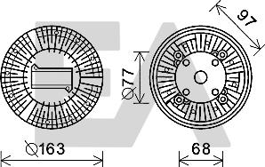 EACLIMA 35C47D09 - Girante, Raffreddamento motore autozon.pro