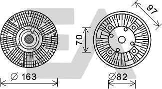 EACLIMA 35C47D05 - Girante, Raffreddamento motore autozon.pro