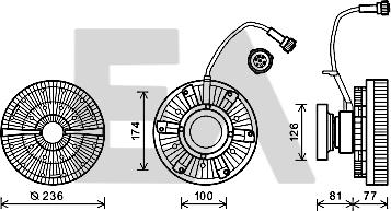 EACLIMA 35C76D01 - Girante, Raffreddamento motore autozon.pro