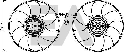 EACLIMA 35C77C01 - Girante, Raffreddamento motore autozon.pro