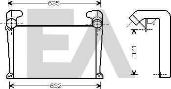 EACLIMA 36A47007 - Intercooler autozon.pro