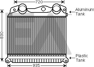 EACLIMA 36A47014 - Intercooler autozon.pro