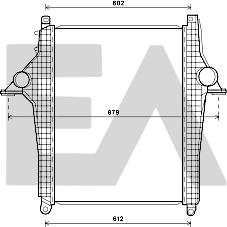 EACLIMA 36A47020 - Intercooler autozon.pro