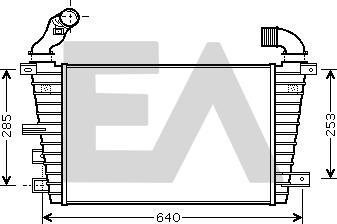 EACLIMA 36A54008 - Intercooler autozon.pro