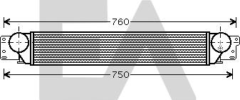 EACLIMA 36A54010 - Intercooler autozon.pro