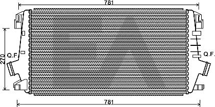 EACLIMA 36A54036 - Intercooler autozon.pro