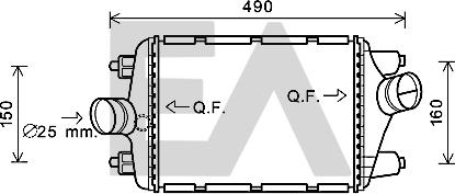 EACLIMA 36A58015 - Intercooler autozon.pro