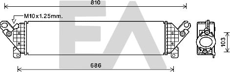 EACLIMA 36A52008 - Intercooler autozon.pro