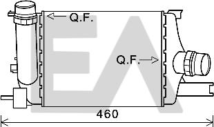 EACLIMA 36A60044 - Intercooler autozon.pro