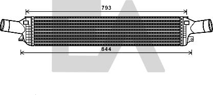 EACLIMA 36A02045 - Intercooler autozon.pro