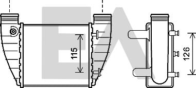 EACLIMA 36A02047 - Intercooler autozon.pro