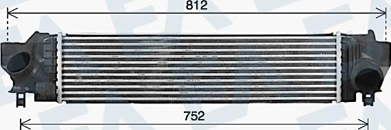 EACLIMA 36A07040 - Intercooler autozon.pro