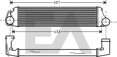 EACLIMA 36A07002 - Intercooler autozon.pro