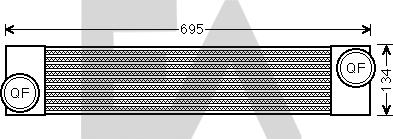 EACLIMA 36A07029 - Intercooler autozon.pro