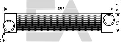 EACLIMA 36A07028 - Intercooler autozon.pro