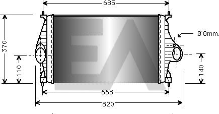 EACLIMA 36A10001 - Intercooler autozon.pro